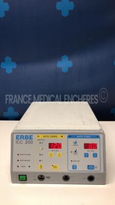 Erbe Electrosurgical Unit ICC 200 (Powers up )