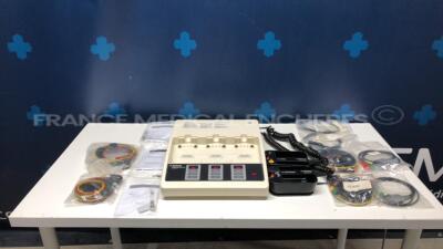 Lot of Medtronic Accessories including Battery Charger Support System 2 YOM 2003 - ECG leads - defibrilator paddels