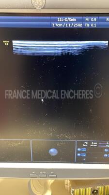 GE Ultrasound Voluson E6 - YOM 08/2012 - trackball to be repaired - w/ 4C-D probe YOM 09/2010 - 11L-D probe YOM 06/2010 - RIC5-9D probe YOM 02/2008 - SP10-16-D probe YOM 12/2017 - RAB4-8-D probe YOM 03/2016 - Sony digital graphic printer UP-D897 (Powers u - 13