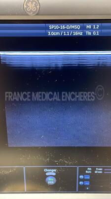 GE Ultrasound Voluson E6 - YOM 08/2012 - trackball to be repaired - w/ 4C-D probe YOM 09/2010 - 11L-D probe YOM 06/2010 - RIC5-9D probe YOM 02/2008 - SP10-16-D probe YOM 12/2017 - RAB4-8-D probe YOM 03/2016 - Sony digital graphic printer UP-D897 (Powers u - 23