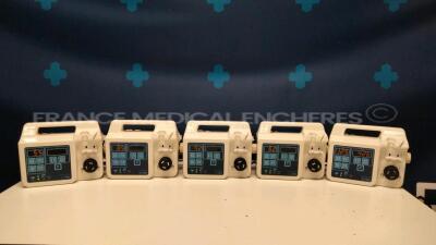 Lot of 5 Nestle Feeding Pumps P7000 Plus - YOM from 2008 to 2011 (All power up)