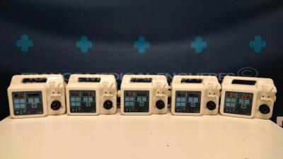 Lot of 5 Nestle Feeding Pumps P7000 Plus - YOM from 2004 to 2012 (All power up)