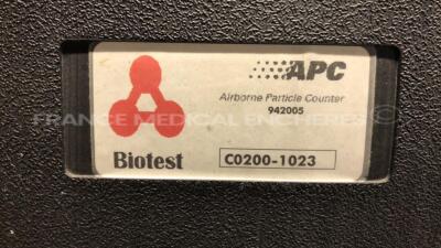 Lot of 2 Biotest Particle Counters APC (Both power up) - 10