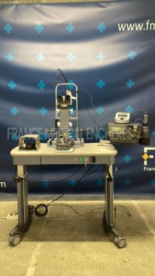 Lumenis Ophtalmic Laser Selecta Duet YOM 2009 - optics 12.5x - w/Laser Yag Novus Spectra including electric table (Both power up)