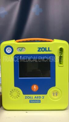 Lot of 2 ZOLL Defibrilator AED 3 Trainers original box never used - sw Language French - 2