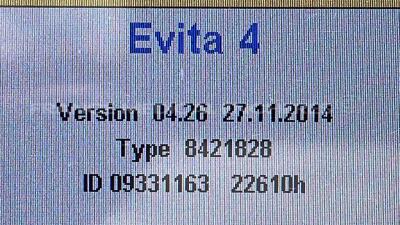 Drager Ventilator Evita 4 - YOM 2004 - S/W 4.26 - count 22610 hours (Powers up) - 5