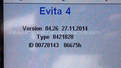 Drager Ventilator Evita 4 - YOM 2004 - S/W 4.26 - count 86675 hours (Powers up) - 5