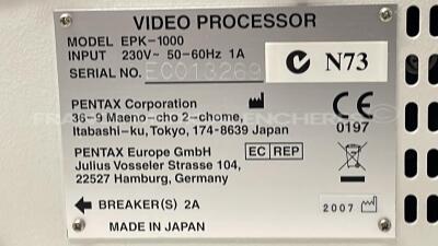 Pentax Video Processor EPK-1000 - YOM 2007 (Powers up) - 5