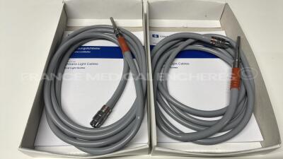 Lot of 2 Covidien Hightrans Light Cables YOM 2018 never used