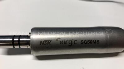 Lot of 4 NSK Dental Handpieces including 3 Surgic SG50MS and 1 Surgic XT untested - 7