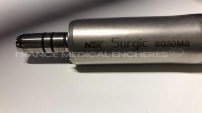 Lot of 4 NSK Dental Handpieces including 3 Surgic SG50MS and 1 Surgic XT untested - 10