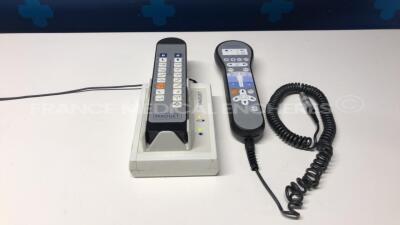 Lot of 2 Maquet Operating Table Remote controls and 1 Charger