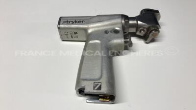 Set of Stryker Orthopedic Motors System 7 including Dual Trigger Drill 7205 - Sagittal Saw 7208 - attachments Dual trigger pin collet 7203-126 - Hudson modified trinkle 6203-135 - AO large drill 6203-210 - Triathlon 6203-170 - Small drill 6203-110 - 2 - 7