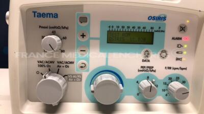 Taema Transport Ventilator Osiris 2 - S/W V1.020 - no power supply (Powers up) - 5