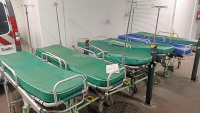 Lot of 6 Contact Securite stretchers all functional (direct pickup at the location Rouen 76000 )