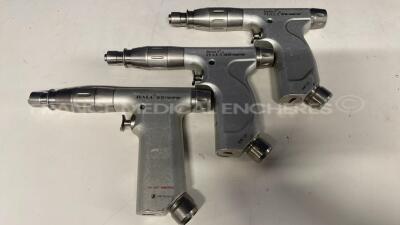 Lot of 3 Hall Othopedic Motors including 2 Drill/Reamer Series 4 5067-01 and Reamer 5044-01 declared functional by the seller 