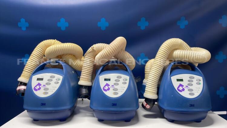 Lot of 3 3M Healthcare Patient Warming Units Bair Hugger 775- YOM 2019 (All power up)