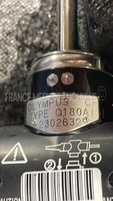 Olympus Colonoscope CF-Q180AI - Engineer's report : Optical system no fault found ,Angulation no fault found , Insertion tube no fault found , Light transmission no fault found , Channels no fault found, Leak check no fault fou - 11