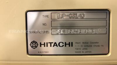 Hitachi Ultrasound EUB-5500 Plateforme Elite - boot error - w/ EUP-C314G probe (Powers up) - 11