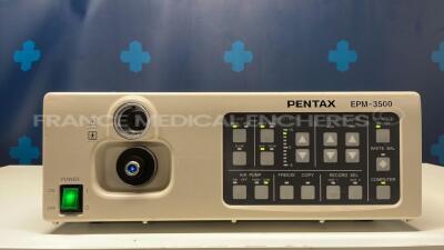 Pentax Video Processor EPM-3500 - YOM 2003 - no power cable (Powers up) - 2