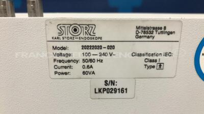 Storz Video Processor Tricam SL pal 20222020 (Powers up - 5