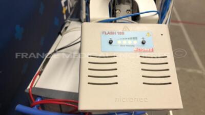 Micromed EEG BQ 2400 ACQ System Plus Evolution - YOM 2012 - S/W 1.04.90 - w/ Micromed SAM 25FO FC1 (Powers up) - 9