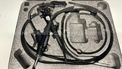 Fujinon Gastroscope EG-590WR- YOM 2018 Engineer's report : Optical system image issue ,Angulation no fault found , Insertion tube no fault found , Light transmission no fault found , Channels no fault found, Leak check no fault found