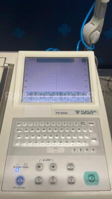 Fukuda ECG Cardimax FX-8322 - 12leads - YOM 2015 w/ ECG Leads (Powers up) - 6