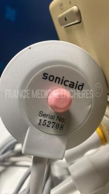 Oxford ECG Sonicaid Team - italian language - w/ 2 x sensors - no power cable (Powers up) - 7