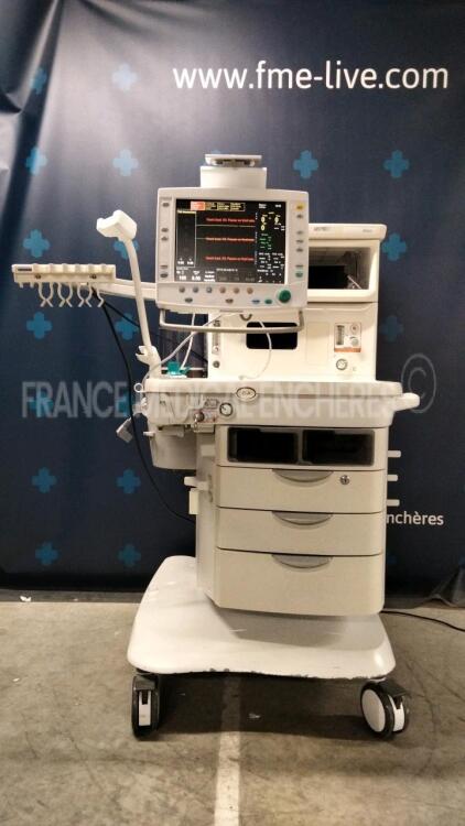 GE Datex Ohmeda Aisys Anesthesia Machine - YOM 2009 Model Madison WI 53707-7550 - S/O 08.01 upgraded 2013 (Powers up)