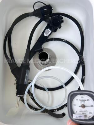 Fujinon Colonoscope EC-530WM3 - Engineer's report : Optical system no fault found ,Angulation no fault found , Insertion tube no fault found , Light transmission no fault found , Channels no fault found, Leak check no fault found - dark dot on image - 7