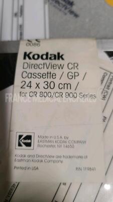 Kodak Computed Radiography DirectView CR 800 - w/ 4 new Kodak Cassettes 24X30 CM - no power cable (No power) - 7