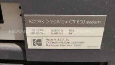 Kodak Computed Radiography DirectView CR 800 - w/ 4 new Kodak Cassettes 24X30 CM - no power cable (No power) - 8