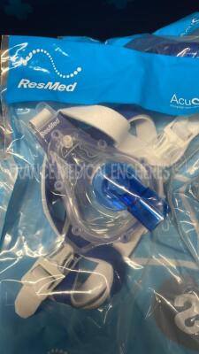 Lot of 40 Resmed Masks Acucare F1-0 - 3