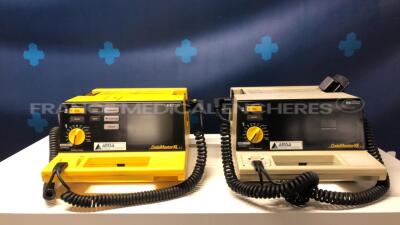 Lot of 2 HP Defibrillators including 1 Codemaster XL & 1 Codemaster XE (No Power)