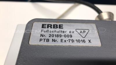 Erbe Electrosurgical Unit ICC 50 - w/ footswitch (Powers up) - 7