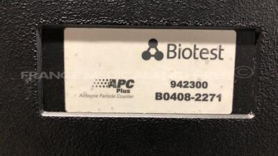 Lot of 2 Biotest Particle Counters APC (Both power up) - 6