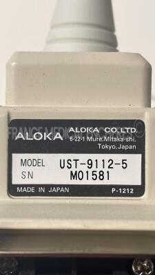 Aloka Ultrasound SSD-1400 - w/UST 979 probe - UST 9112-5 probe (Powers up) - 15