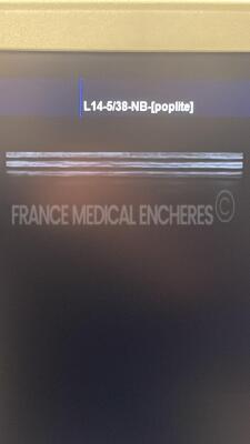 Ultrasonix Ultrasound Sonix Touch - S/W 5.3.2 - Options coumpound imaging - color doppler - PW doppler - clarity imaging - w/ L14-5 probe (Powers up) - 9