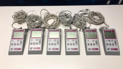 Lot of 5 Organon Neuromuscular Transmission Monitors TOF-Watch untested due to the missing batteries