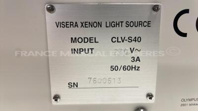 Olympus Light Source Visera CLV-S40 (Powers up) - 5