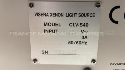 Olympus Light Source Visera CLV-S40 (Powers up) - 5