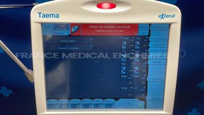 Taema Ventilator eXtend - YOM 2010 - Screen Touch blocked due to a technical issue (Powers up) - 4