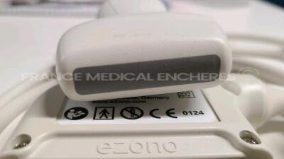 Ezono Ultrasound 4000 - YOM 2013 - S/W 2.2 - options needle detection - cue cards - dicom storage - w/ L3-12NGS probe YOM 2014 - CL1-6 probe YOM 2014 (Powers up) - 10