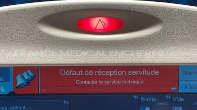 Taema Ventilator eXtend - YOM 2010 - Screen Touch blocked due to a technical issue (Powers up - 5