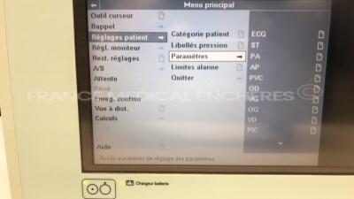 Drager Patient Monitor Infinity Delta -YOM 2008 - S/W VF7-3W - w/ ETCO2 module - no power supply (Powers up) - 2