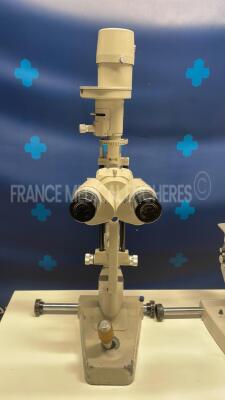 Lot of 2 x Unknown Made Slit Lamps and 1x Sbisa Keratometer 4184S - 2