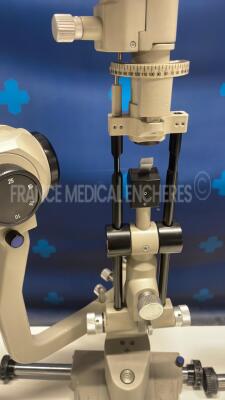 Lot of 2 x Unknown Made Slit Lamps and 1x Sbisa Keratometer 4184S - 7