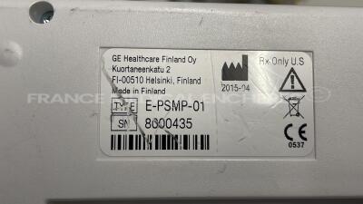 GE Patient Monitor D--FPD15-01 - YOM 2009 - w/ GE Module E-PSMP-01 YOM 2015 (Powers up) - 7