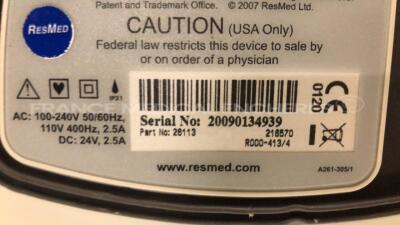 Lot of 2 x Respironics CPAP Machines Auto and 1 x Respironics CPAP Machine Pro 2 and 1 x Respironics BIPAP Machine Auto MSeies and 1 x Respironics BIPAP Machine Synchrony and 1 x Weinmann BPAP Machine Somnovent CR and 1 x Resmed CPAP Machine VPAP 4 ST - 17